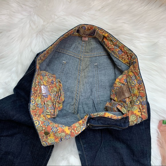 PAIGE roxley jeans dark wash size 25 bootcut flare - Picture 14 of 16
